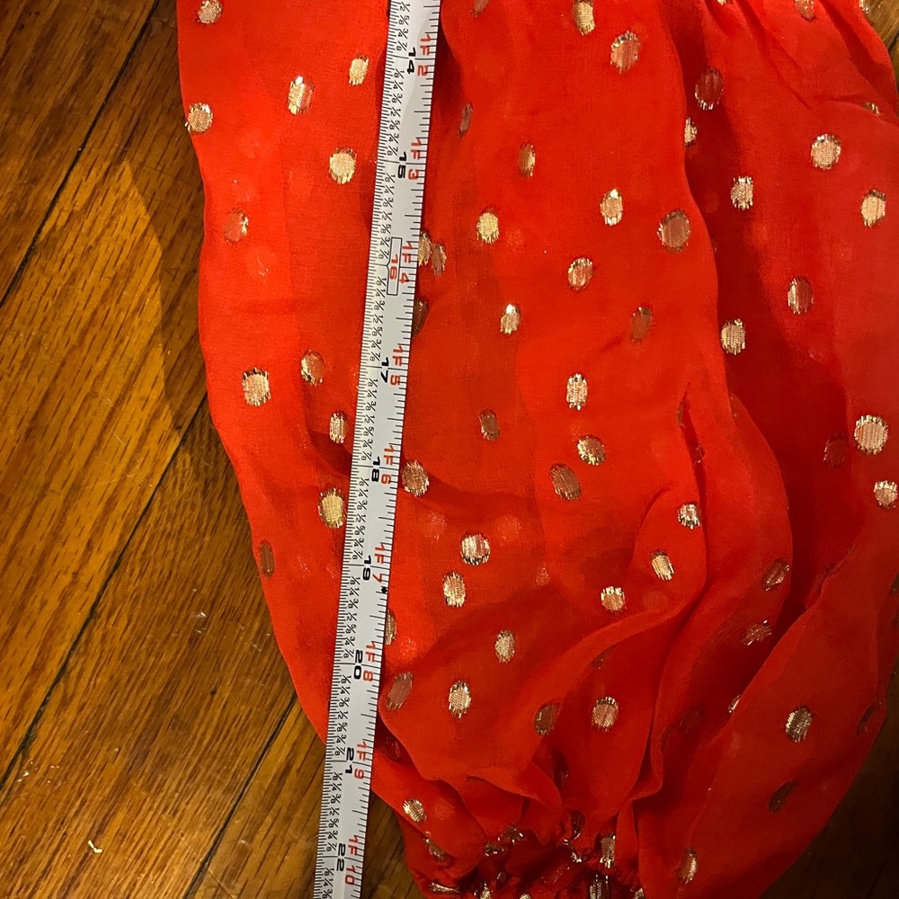 Lily Pulitzer Women's Red Polka Dot Top Size 10 - Picture 12 of 17